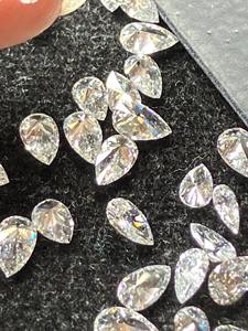 Diamante Cultivado en Laboratorio CVD, Corte Pera, 17.20 Ct de Peso Total, Tamaño de 2.50 a 5.25 mm, Certificado IGI, Color D-E, Claridad VVS-VS - Product Image 2
