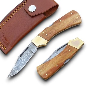 Cuchillo Plegable Táctico EDC de Acero de Damasco Multifuncional Personalizable al por Mayor OEM/ODM, Nuevo Diseño 2026 - Product Image 1