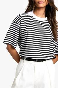 Camiseta Básica de Moda con Cuello Redondo, Ropa Deportiva, Talla Grande, Uso Diario, Estilo Deportivo, Color Sólido, Formal para Mujer, Holgada - Product Image 3