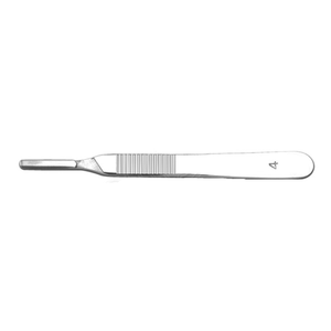 Manche de scalpel chirurgical manuel pour implants dentaires (Modèle DI-504) - Acier inoxydable certifié CE, poignée ergonomique, différentes tailles - Product Image 3