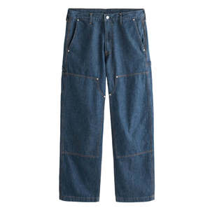Pantalones Vaqueros Cargo para Hombre, Corte Holgado, Cintura Media, Lavado Claro, Algodón, Estilo Casual, Primavera - Product Image 3