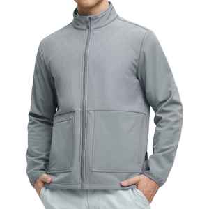 SPORTS CODE Canvas Casual Windproof <b>Thermal</b> Breathable Softshell Jacket <b>for</b> <b>Men</b> Lightweight Sport Outdoor Winter Stand Collar - Product Image 6