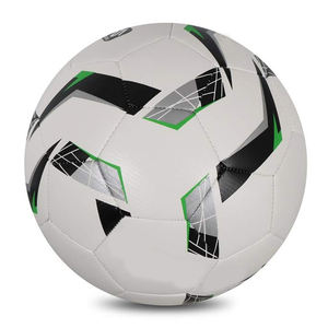 Ballon de football personnalisé en PVC/PU, imprimé, professionnel, en cuir thermocollé, pour match, nouvelle arrivée - Product Image 4