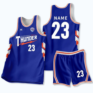 Conjunto de Uniforme de Baloncesto Personalizado de Alta Calidad, Jersey y Pantalones Cortos Transpirables de Poliéster con Logotipo Personalizado - Product Image 5