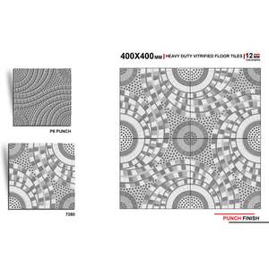 Piso de estacionamiento de cerámica para exteriores de alta resistencia de 40x40cm, azulejos digitales de porcelana de 400x400mm para estacionamiento de área pública, patio y jardín - Product Image 2