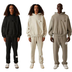 Conjunto de Sudadera con Capucha de Algodón y Spandex Tejido, Estilo Urbano, con Logotipo Personalizado, Secado Rápido, Venta al Por Mayor, Proveedor de Ropa Deportiva de Invierno - Product Image 1