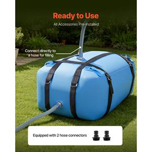 Serbatoio d'Acqua Pieghevole in TPU da 35 Galloni, Grande Capacità, Portatile e Impermeabile per Escursionismo - Product Image 5