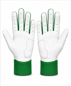 High Quality Custom Baseball Batting Gloves Premium <b>Leather</b> Long <b>Cuff</b> Padded <b>Wrist</b> Support Comfortable Grip Adult Youth Team - Product Image 4