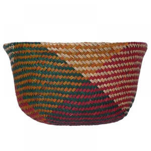 Bungalow Rose Seagrass Decorative <b>Basket</b> Handmade <b>Storage</b> <b>Basket</b> Wholesale eco-friendly Made in Vietnam - Product Image 4