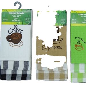 Serviettes de cuisine réutilisables de tous les jours pour nettoyer la vaisselle et essuyer les vitres pour le réglage de la table dans les espaces de cuisine et de salle à manger - Product Image 3