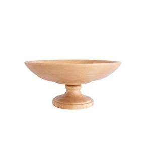Soporte redondo de madera para tartas, pedestal de madera de mango, servidor de postres hecho a mano, exhibidor de postres para bodas, fiestas, hogar, artesanal de madera. - Product Image 1
