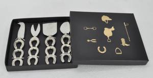 Juego de 4 Utensilios para Servir Queso con Mangos Estilo Herradura, Ecológicos, Aptos para Contacto con Alimentos, para Eventos y Fiestas - Product Image 5