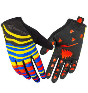 ถุงมือแข่งรถ Daizen Star แบบเต็มนิ้ว พิมพ์ลายแบบ Sublimation ระบายอากาศได้ดี กันลื่น แบบสวม ใช้ได้ทั้งชายและหญิง สำหรับกิจกรรมกลางแจ้ง - Product Image 2