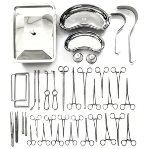 General Surgery Basic Laparotomy Abdominal Surgery Instruments Set Stainless Steel Surgical Instruments for Clinic and OR Use - Product Image 2