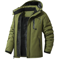 Blouson Bomber Vintage en Toile pour Homme, Chaud et Épais pour l'Hiver, Décontracté, Zippé, Coupe-Vent, Imperméable, Écologique et Anti-Bactérien