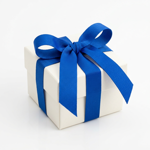 Ruban gros-grain bleu de 12 mm en gros pour projets scolaires, cordons de cou, porte-clés, emballage cadeau, couture, artisanat et articles décoratifs - Product Image 1