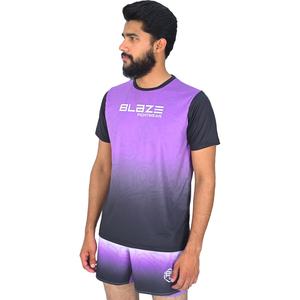 Blaze Fight Wear, conjunto de rashguard de cobertura completa para hombres y mujeres para entrenamiento BJJ MMA Jiu Jitsu, incluidos Pantalones cortos, conjunto de 2 piezas - Product Image 2