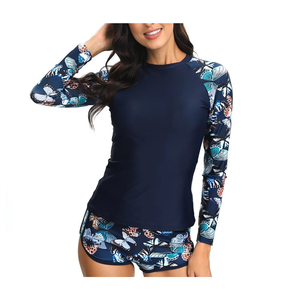 Combinaison de bain intégrale pour femme, manches longues, protection UV, pour surf, plongée en apnée, plongée sous-marine, chemise de plage pour activités aquatiques en plein air - Product Image 5