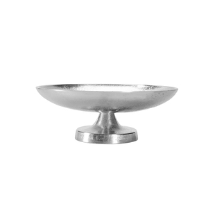 Bol à fruits décoratif doré royal pour buffet de mariage, bol de service sur piédestal en laiton martelé fait main pour hôtel - Product Image 2