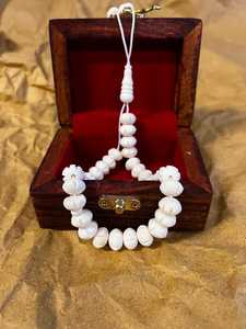 Handmade Bone Tasbih, 33 Islamic Prayer <b>Beads</b>, Spiritual Reflection Necklace - Product Image 6