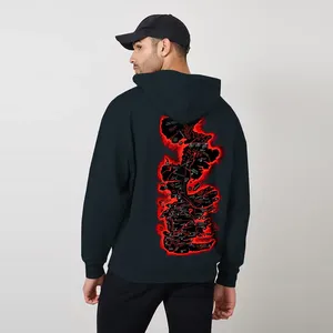 Prix de gros – Nouveaux sweats à capuche streetwear tendance, épais, avec logo personnalisé, pour hommes et femmes - Product Image 4