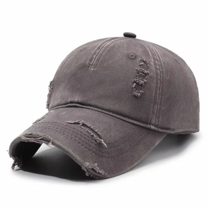 Gorra de Béisbol Unisex de 6 Paneles, Multicolor, Estilo Desgastado, de Algodón, Informal, Ajustable, Proveedor al por Mayor, Fabricante OEM - Product Image 1