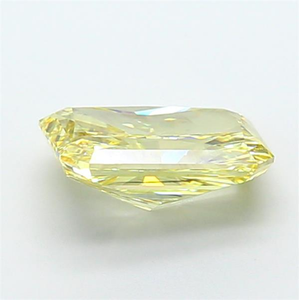 Diamant synthétique de laboratoire de 2,02 carats, taille radiant, jaune intense fantaisie, clarté SI1, excellente taille, certifié IGI, diamant synthétique non monté - Product Image 3