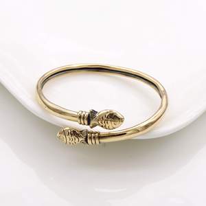 Handmade Brass Fish Cuff Bracelet Adjustable Open <b>Bangle</b> Vintage Marine Animal Bracelet for Women <b>Men</b> Gift Jewelry - Product Image 6