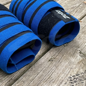 Bandes de soutien pour genoux de musculation élastiques avec logo personnalisé, robustes, pour la musculation, les squats, vente en gros - Product Image 5