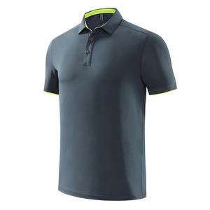 Polo de sport à séchage rapide pour hommes, vêtements de golf, vêtements d'été pour la salle de sport, vêtements d'entraînement, chemises confortables et respirantes - Product Image 3