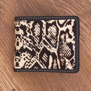 New Design Leather Wallet <b>Animal</b> Cowhide Leather Print Men's Wallet Leopard <b>Fur</b> Card Holder Hot Sale Cash Gift for Him - Product Image 3