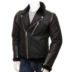 Chaqueta de Cuero para Hombre, Estilo Moderno, Impermeable y Resistente al Viento, con Opción de Logotipo Frontal, Prenda Exterior a la Moda - Product Image 1