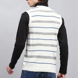 Pull sans manches au toucher doux avec tissu tricoté respirant, coupe décontractée, sensation de chaleur et ourlet renforcé - Product Image 3