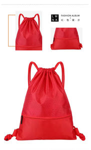 Sac de voyage classique personnalisé avec cordon de serrage, sac à dos de cyclisme personnalisé avec cordon de serrage, sac à dos imperméable avec cordon de serrage, pliable - Product Image 4