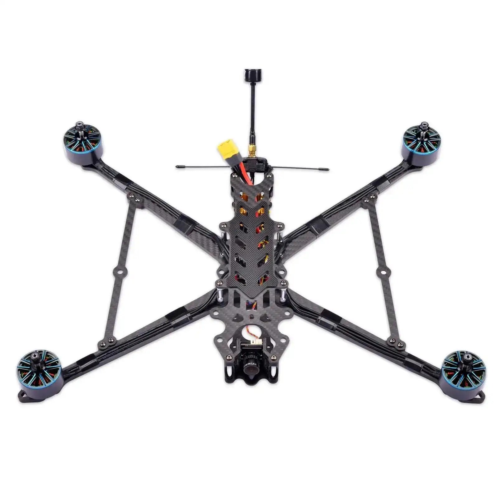 Factory 10 X Lite 10-Inch FPV BNF Sports Drones Long Range with Heavy Payload Cinematic Indoor Hover Helmet Accessories Included