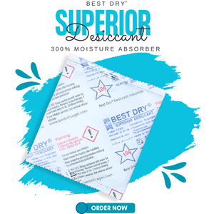 Meilleur déshydratant supérieur 5g, absorbeur d'humidité à 300%, sans DMF, anti-moisissure, conception à triple couche pour l'électronique, les aliments et les placards - Product Image 1