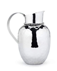 Carafe à boisson en acier inoxydable, style classique, avec poignée en acier, capacité 1L, 100% faite à la main, écologique, durable, personnalisable - Product Image 6