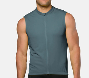 Maillot de Ciclismo Personalizado Unisex sin Mangas con Cremallera Completa, Transpirable, que Absorbe la Humedad, con Impresión por Sublimación, Opción de Equipo Personalizado - Product Image 1
