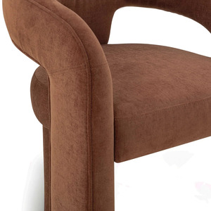 Modern Upholstered Dining <b>Chair</b> <b>Velvet</b> Fabric Armchair Barrel Back Side <b>Chair</b> for Restaurant Hotel Home - Product Image 5