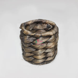 Servilleteros de ratán de jacinto de agua de algas marinas tejidos a mano, decoración de mesa Bohemia ecológica para cocina. - Product Image 3