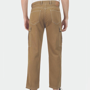 Breathable <b>Waterproof</b> Eco-Friendly Casual Men's <b>Cargo</b> <b>Pants</b> Pakistan 2026 New Design Canvas Fabric Custom - Product Image 3