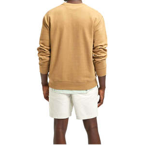 Unisex <b>Brown</b> Hooded Pullover Sweatshirt Oversized Fit Fleece Knitted Casual Winter Wear Custom Color Regular Sleeve Anti-Wrinkle - Product Image 5