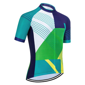 Maillot de cyclisme de haute qualité avec tissu anti-humidité, idéal pour la route et l'entraînement quotidien - Product Image 1