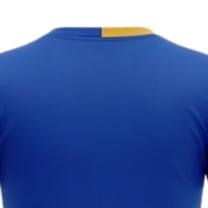 T-shirt personnalisé Sigma Gamma Rho 1922 en chenille pour femme, bleu et or, manches courtes, style décontracté streetwear - Product Image 4