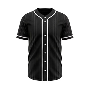 2026 Best Quality Stitched 100% <b>Polyester</b> And Cotton Baseball Team Customizable Jersey Sporty Outdoor - Product Image 4