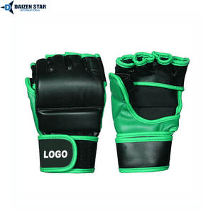 Gants de MMA en cuir professionnels pour l'entraînement des adultes, fermeture à boucle et à crochets, protection des mains pour la boxe et le MMA - Product Image 3