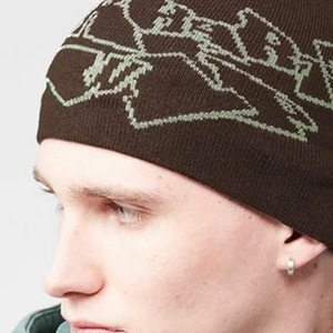 Nouveauté : Bonnet d'hiver personnalisé avec impression graphique, design OEM, bonnet tricoté chaud pour homme - Product Image 6