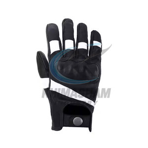 Gants de moto en cuir respirant avec mouvement flexible et adhérence antidérapante, gants de conduite élégants pour une utilisation quotidienne - Product Image 2