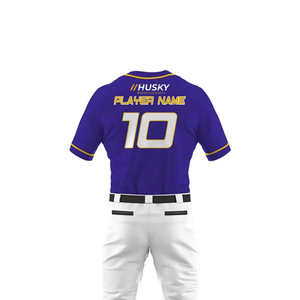 Tenues de baseball et de softball personnalisées de haute qualité, imprimées sur mesure, service OEM, antibactériennes, respirantes, grandes tailles - Product Image 6