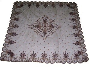 Mantel Transparente Elegante con Rayas para Mesas de Comedor y de Café, Lino Decorativo Personalizable Ecológico de Primera Calidad - Product Image 2